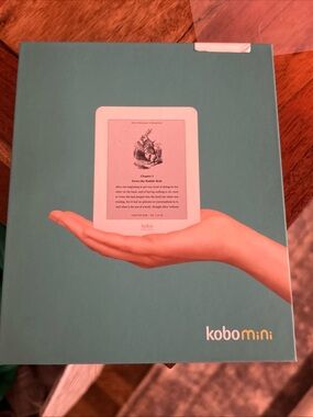 Kobo Mini eReader in Teal Box